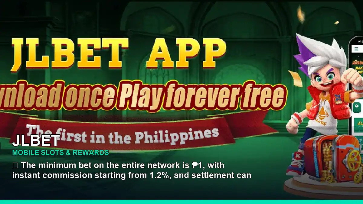 JLBET mobile slots promotion for Philippine players