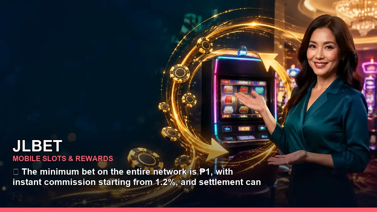JLBET mobile slots promotion for Philippine players